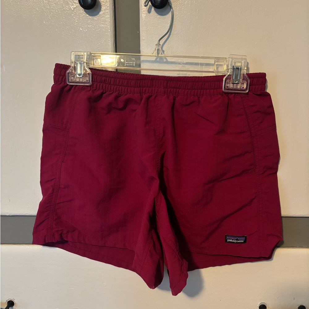 Patagonia Burgundy Active Shorts